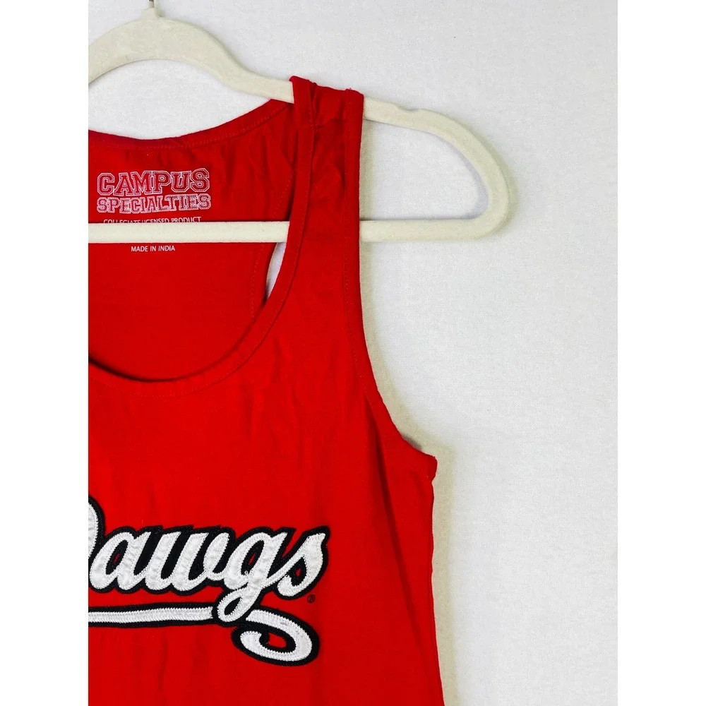 Campus Specialties Georgia Bulldogs Dawgs Red Racerback Tank Dress Junior Medium - Picture 3 of 8